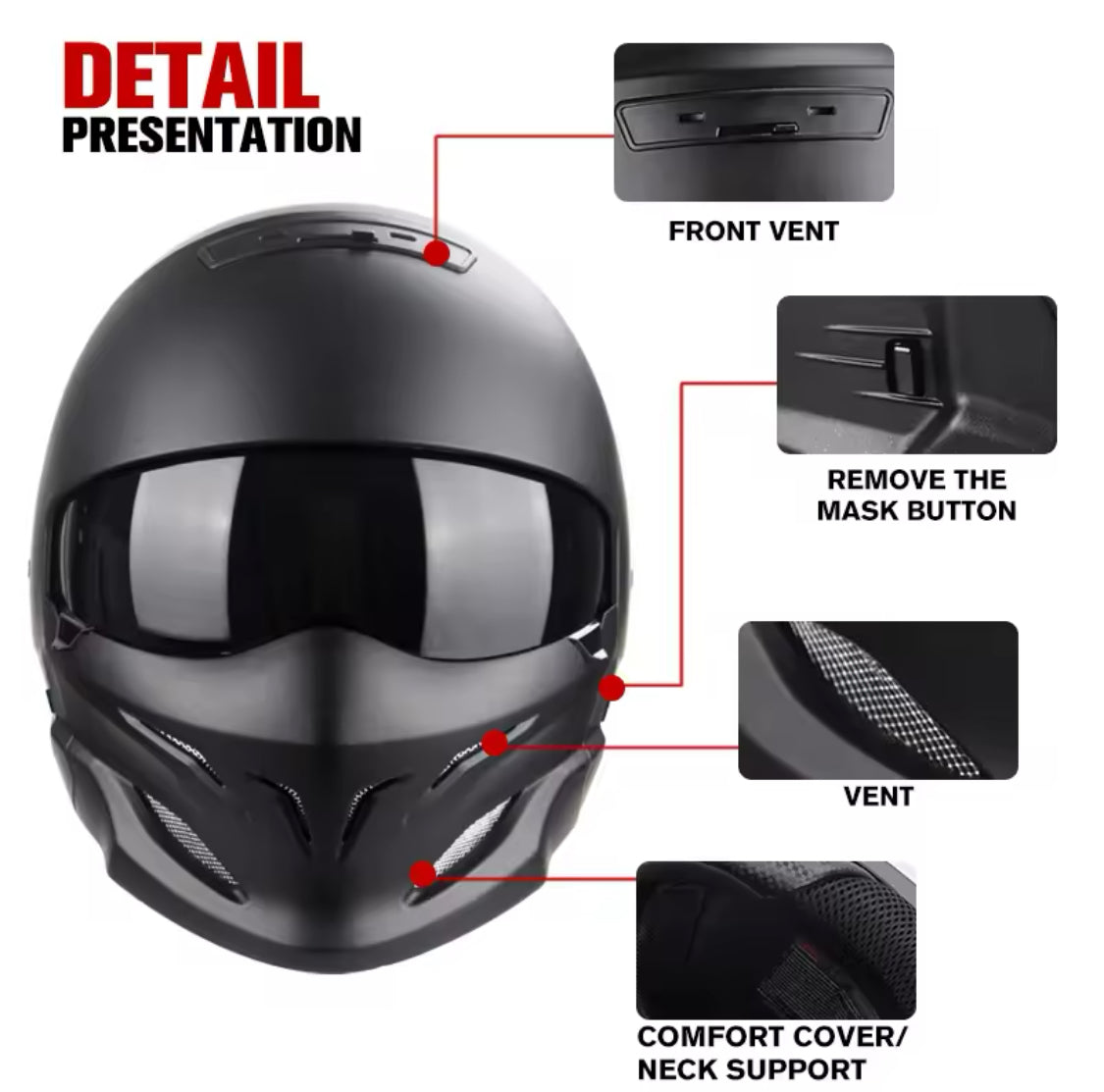 Pilot Modular Helmet - Matt Black
