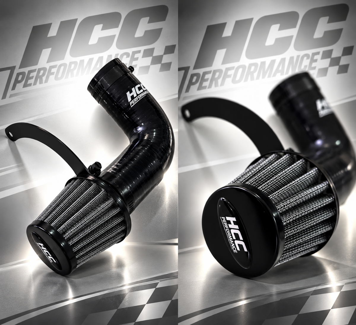 HCC PERFORMANCE - Full Honda Navi Intake Kit + CNC Bracket & Case Breather Kit