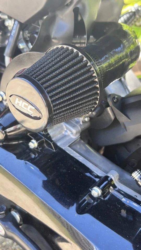 HCC PERFORMANCE - Full Honda Navi Intake Kit + CNC Bracket & Case Breather Kit